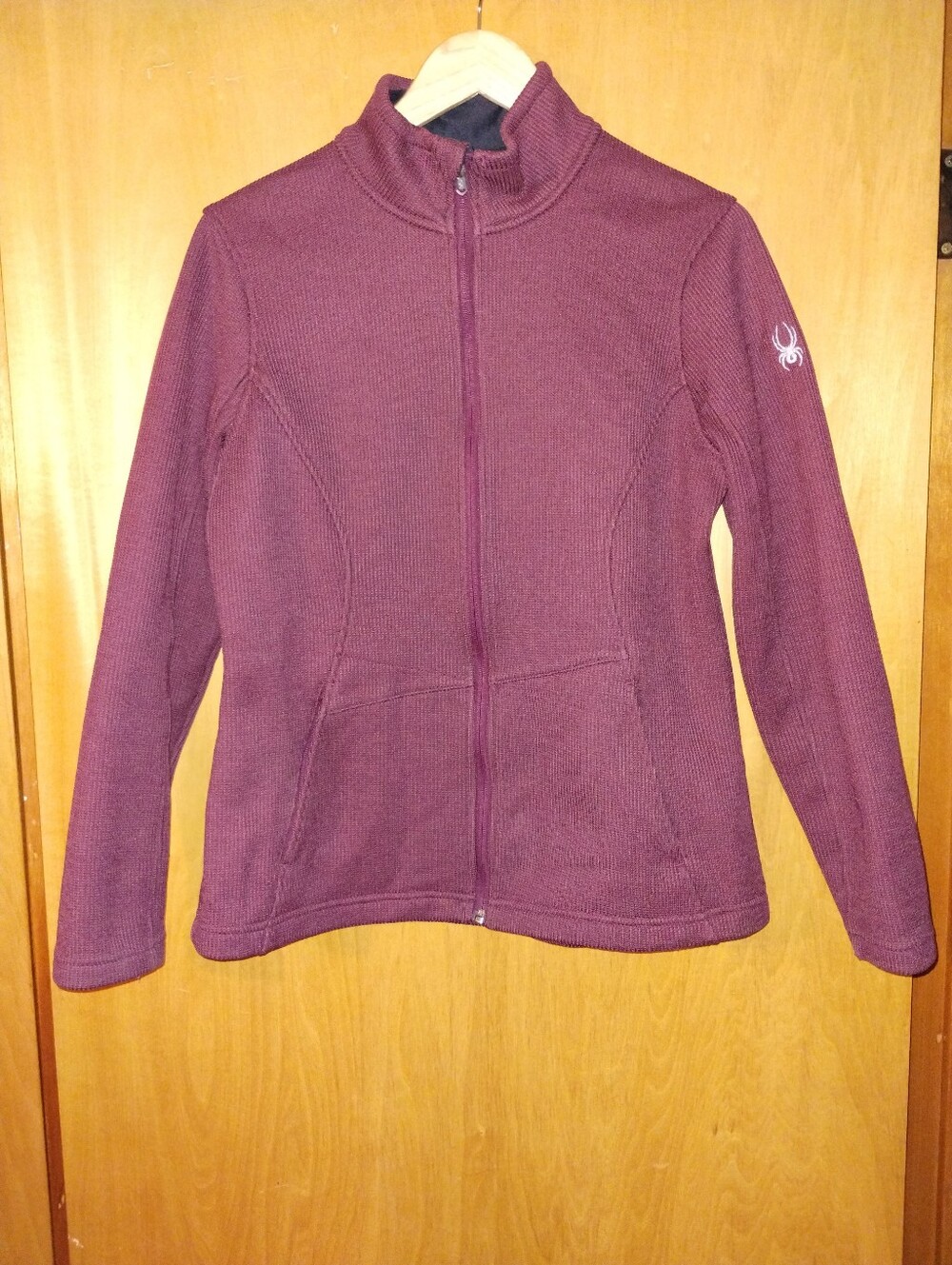 Spyder Core Women's Zip-Front Utility Jacket in Plum